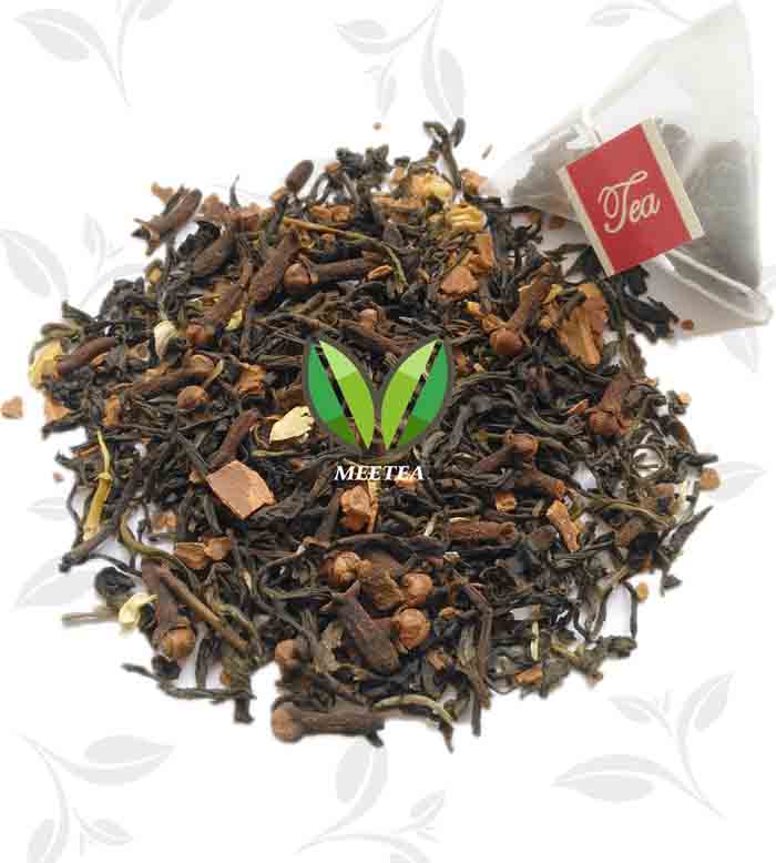 Clove Flower Cinnamon Jasmine Black Pyramid Teabag